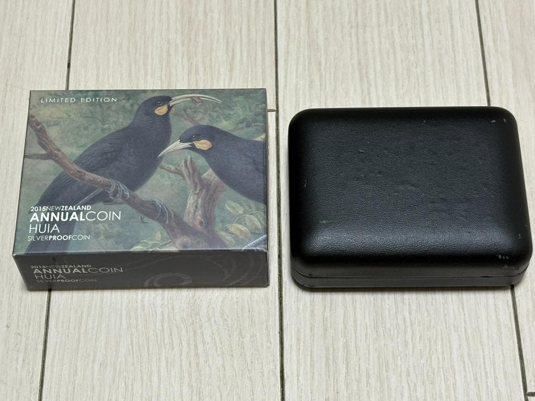 【新品/未使用】2015年 5ドル銀貨 絶滅種　ホオダ・レムクドリ　証明書付き