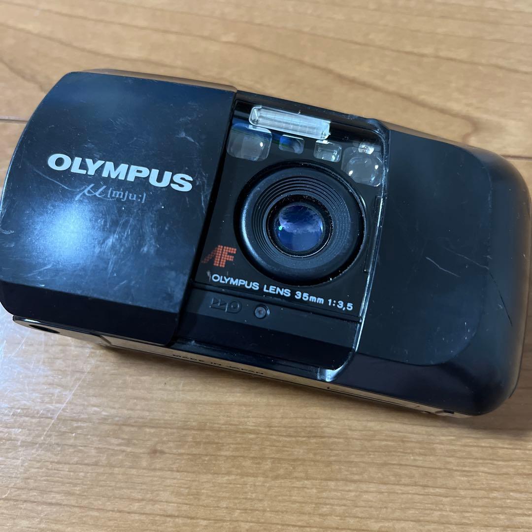 オリンパスμ初代 コンパクトフィルムカメラ 中古品