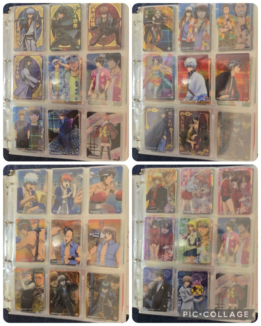 銀魂　クリアコレクション　約678枚 　専用バインダー入りまとめ売り+オマケ