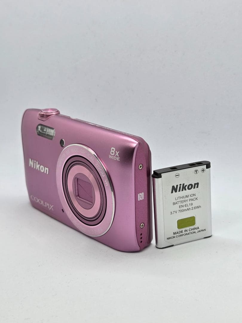 【スマホ転送OK】ニコン NIKON COOLPIX A300 ピンク デジカメ