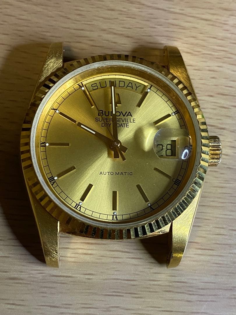 【訳あり品】ブローバ　スーパーセビル　デイデイト eta2834-2