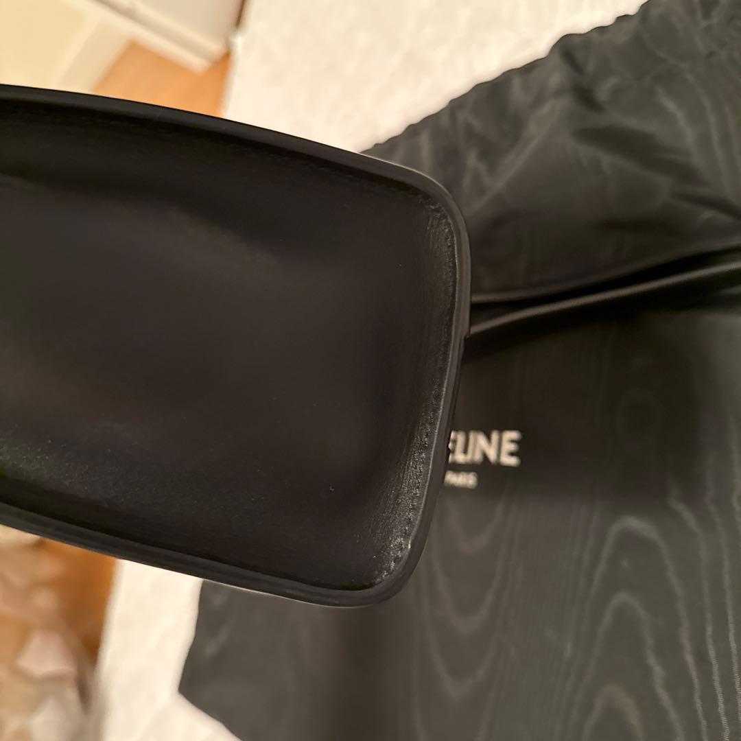 セリーヌ　ナノラゲージ　ブラック　スムーススキン　ゴールド金具