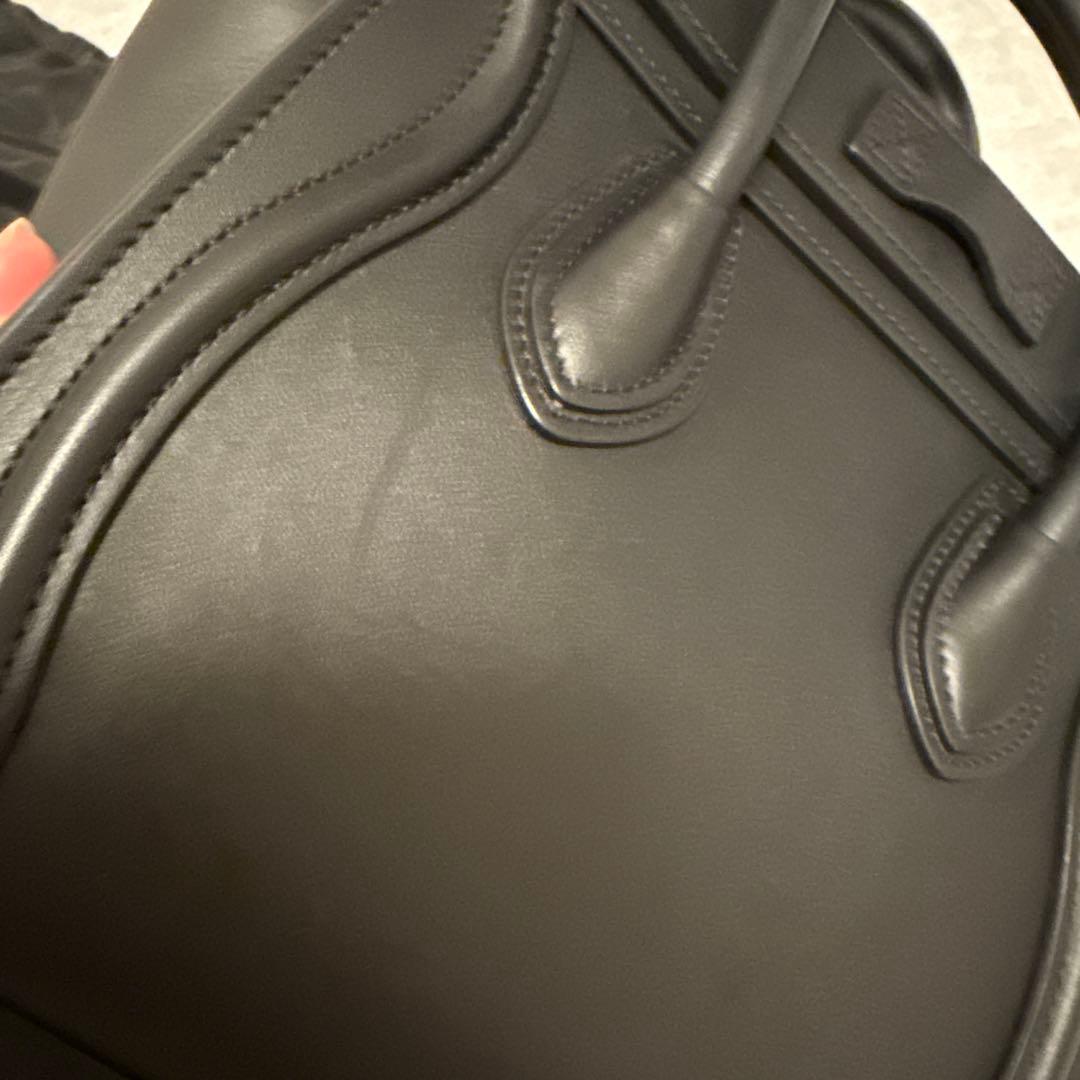 セリーヌ　ナノラゲージ　ブラック　スムーススキン　ゴールド金具