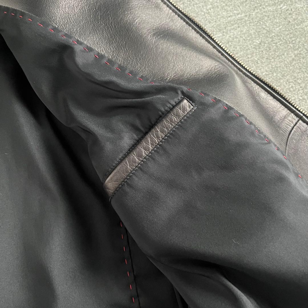 ALTACRUNA ラムレザー　シングルライダース