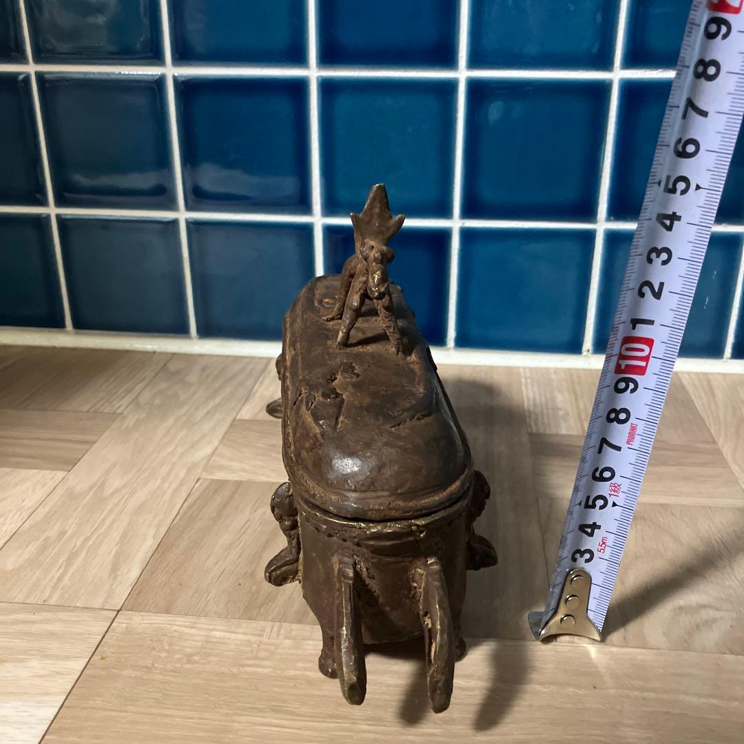 マリ　ドゴン族　金属製　ケース