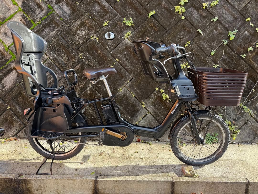 パナソニック電動自転車（子供用シート2台付き）