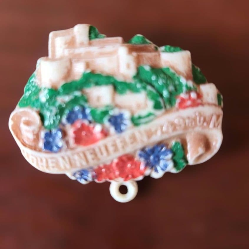 ヴィンテージドイツ観光名所 バッジ　スーベニアバッジ　城　大聖堂