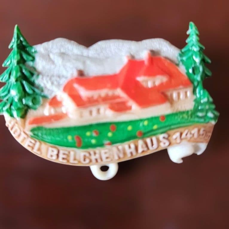 ヴィンテージドイツ観光名所 バッジ　スーベニアバッジ　城　大聖堂