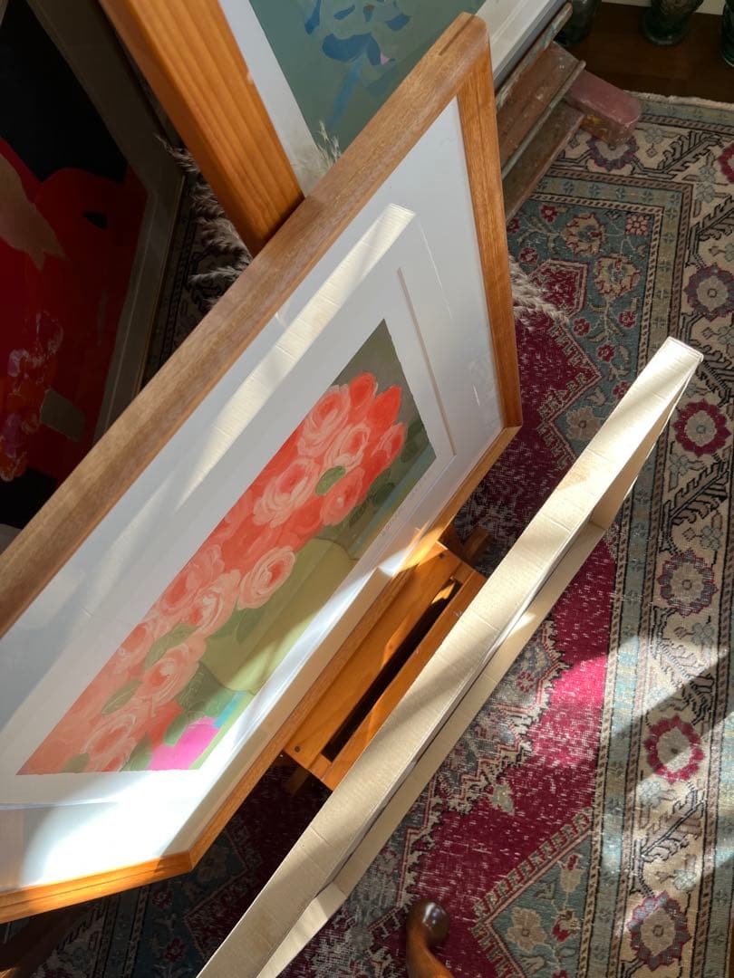 限定版画　額装　ジニー・キム　直筆サイン、ED、証明書あり