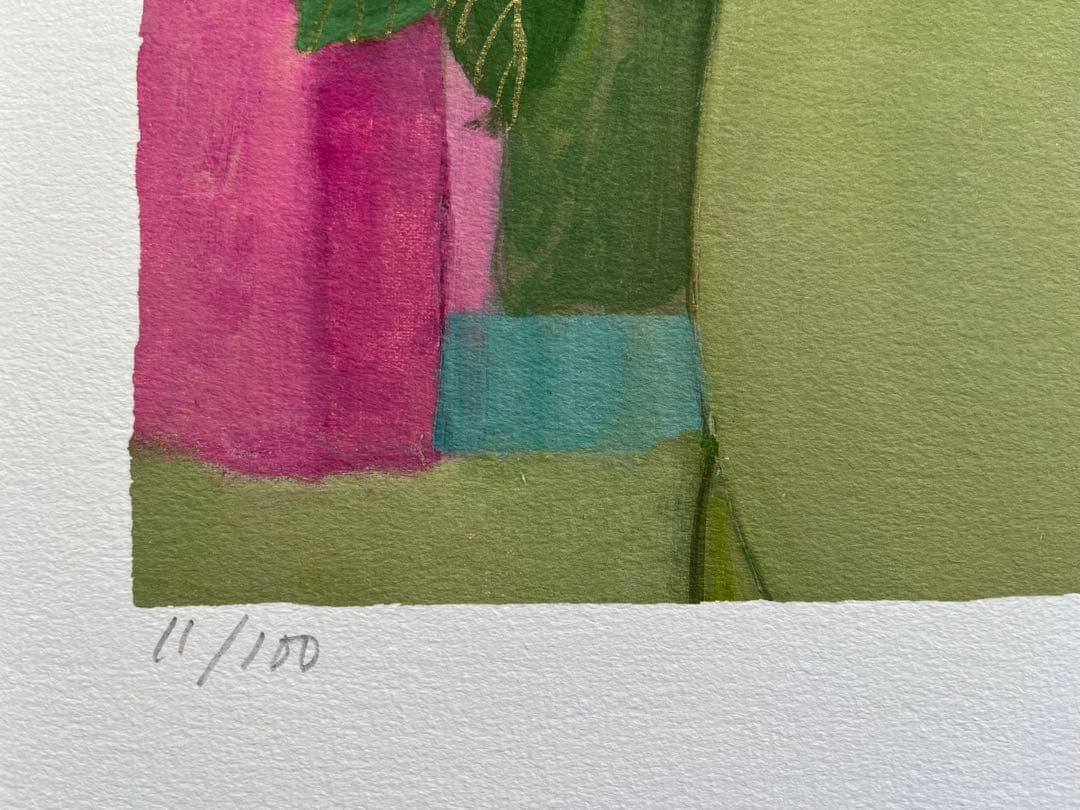 限定版画　額装　ジニー・キム　直筆サイン、ED、証明書あり