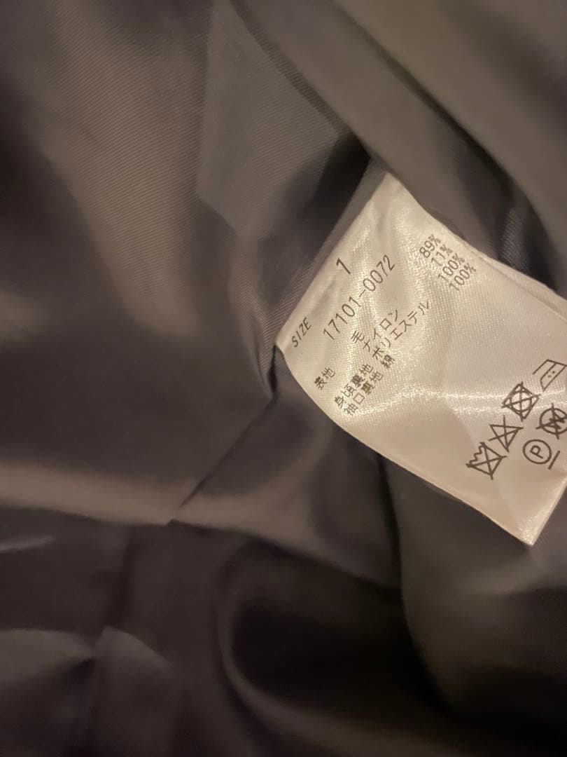 ジャケット・アウター CLANE OVER SHOULDER PEAKED LAPEL COAT 1