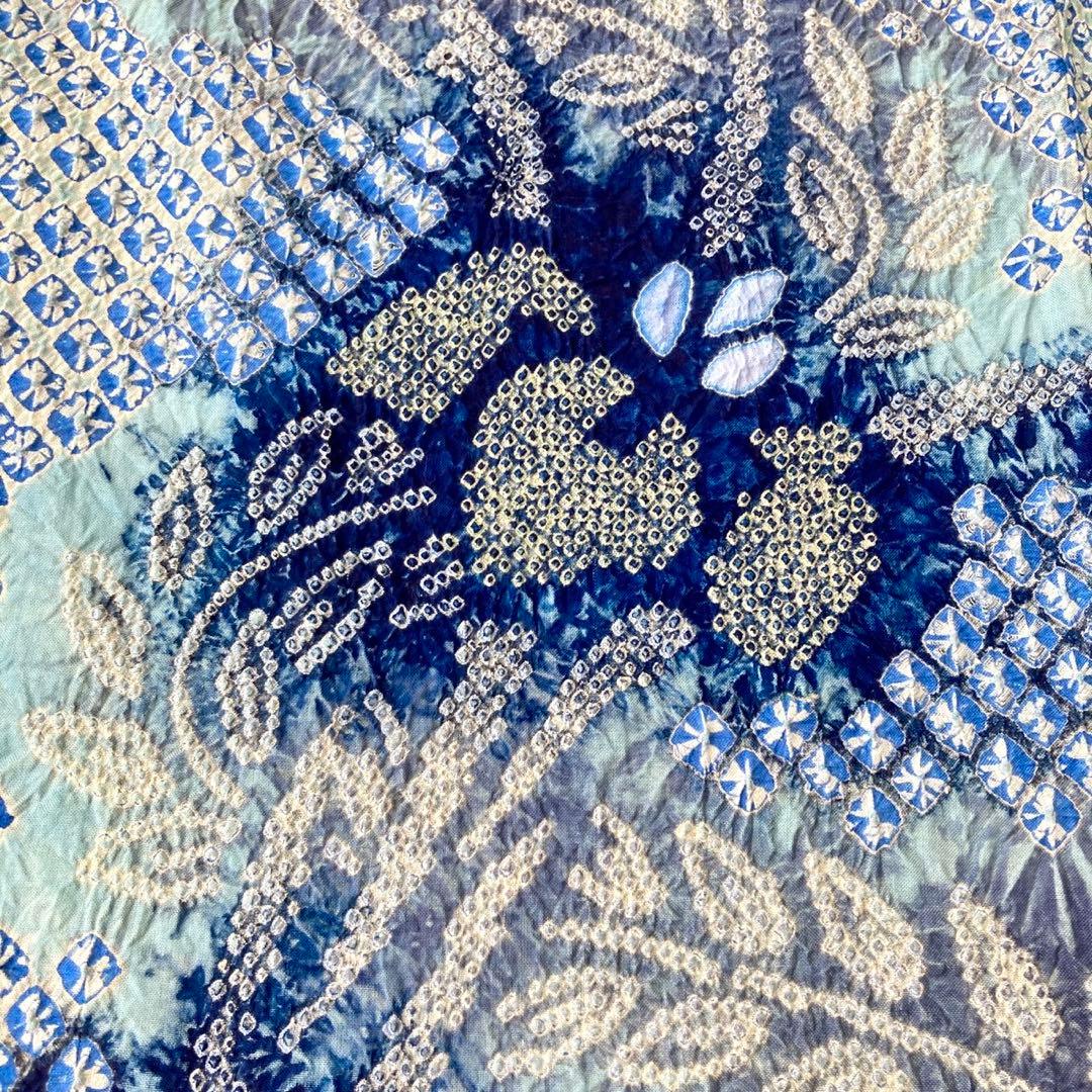 ★yuiです★お洒落　身丈157 有松絞り　絞り染め　絞り浴衣　NO48