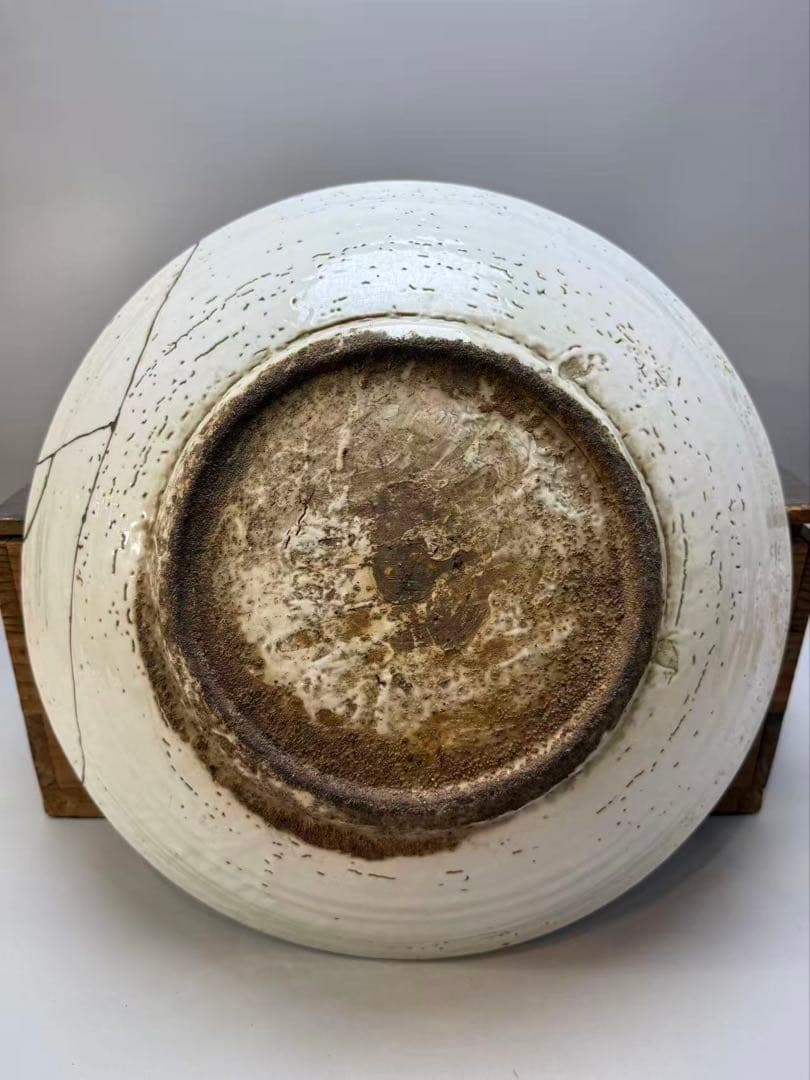 DT519 中国美術 呉須 楼閣山水図 大鉢 皿 明末期