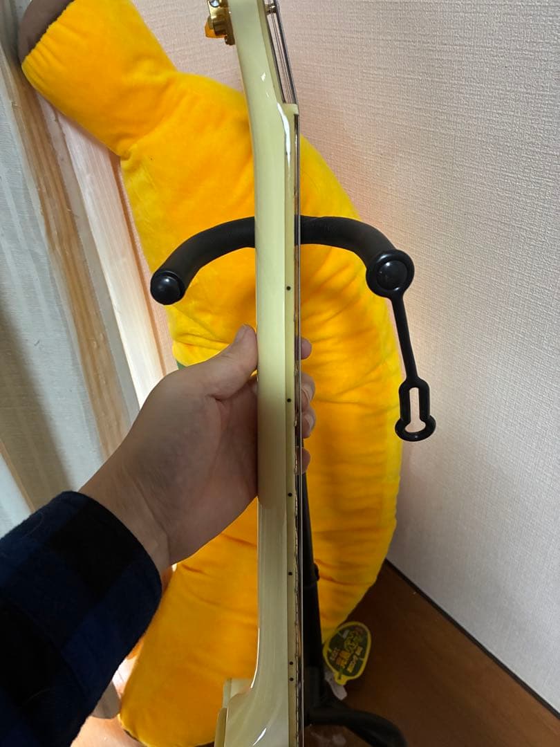 Burny レスポールカスタム　白