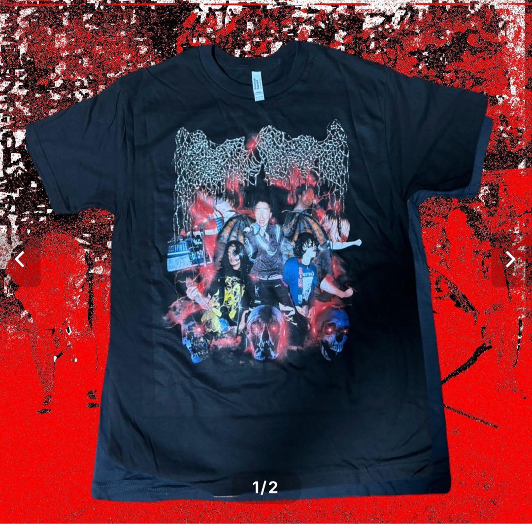 moreru × Nasty Carcass Tシャツ