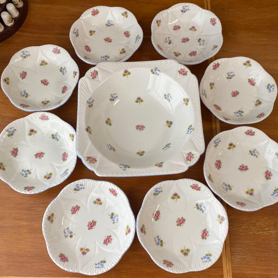 シェリー　ローズパンジーファゲットミーノット　バラパンジースミレ　サラダボウル