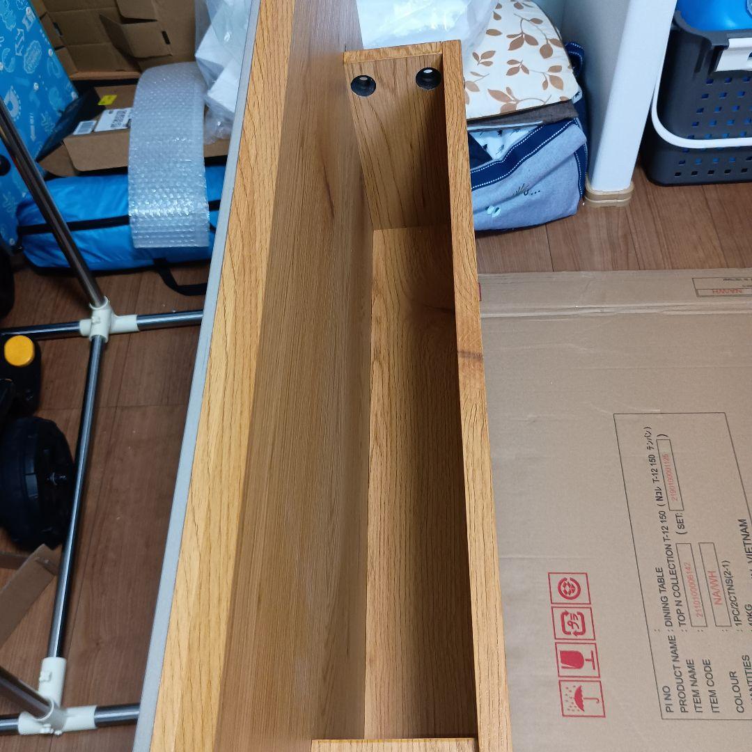 セラミック天板　木製テーブル