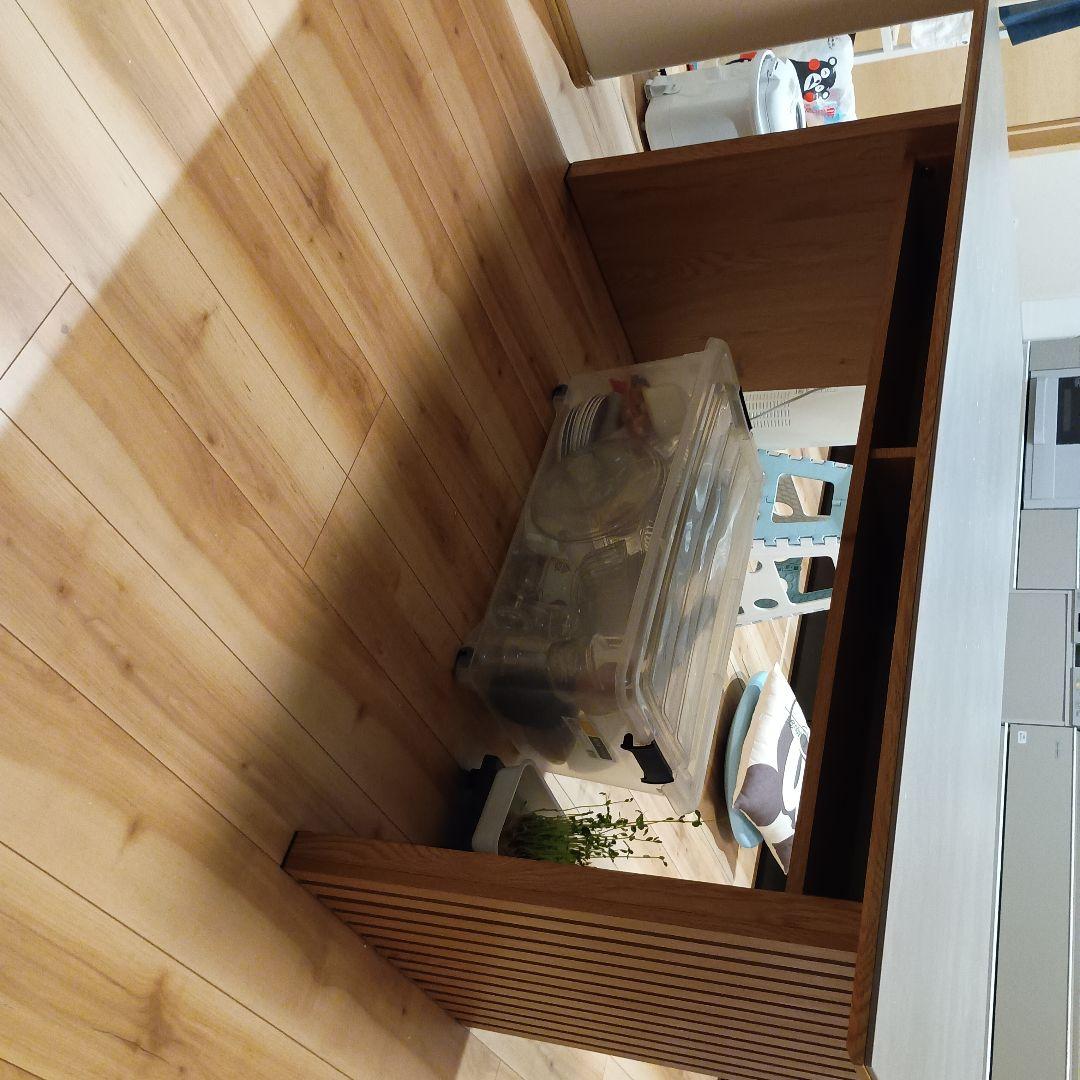 セラミック天板　木製テーブル