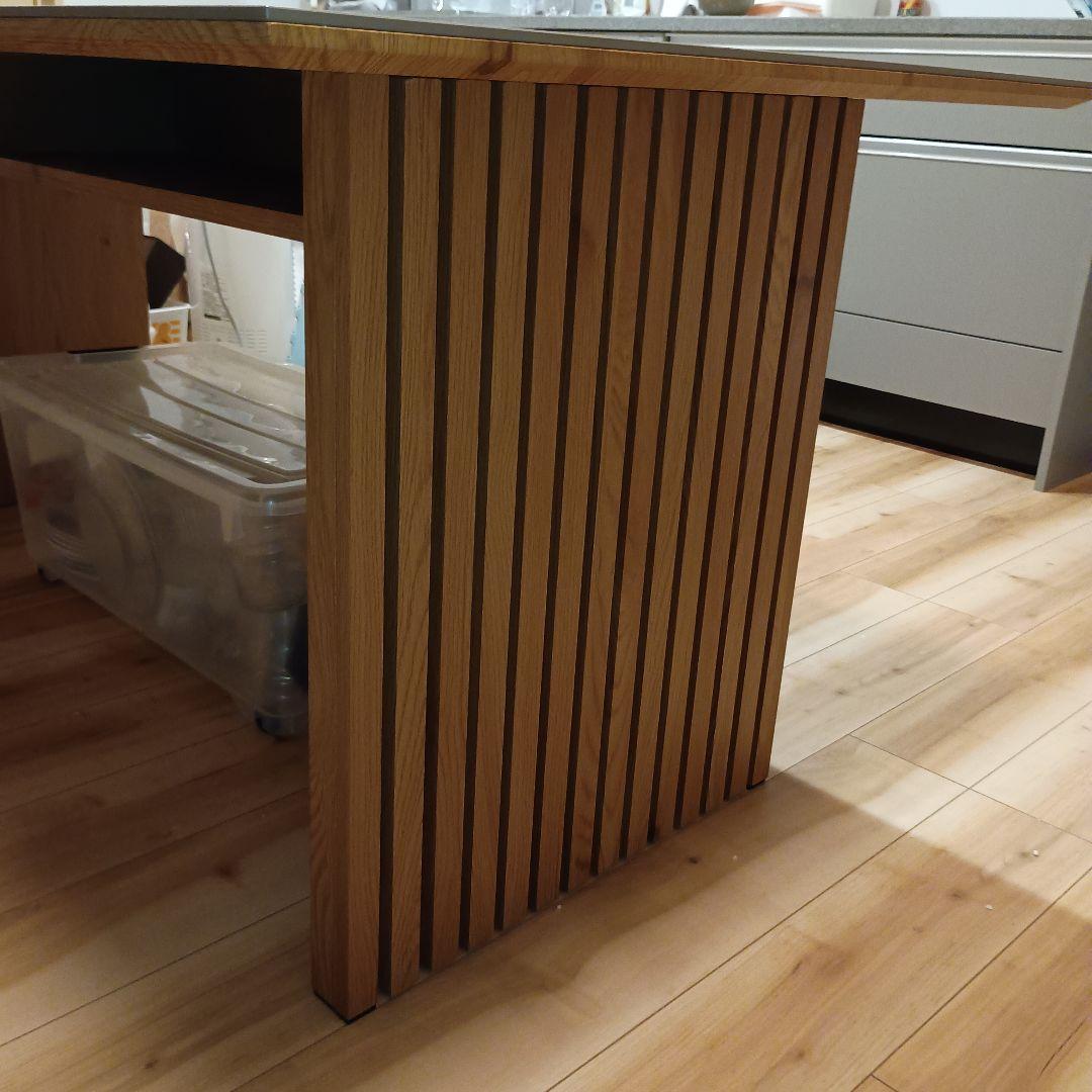 セラミック天板　木製テーブル