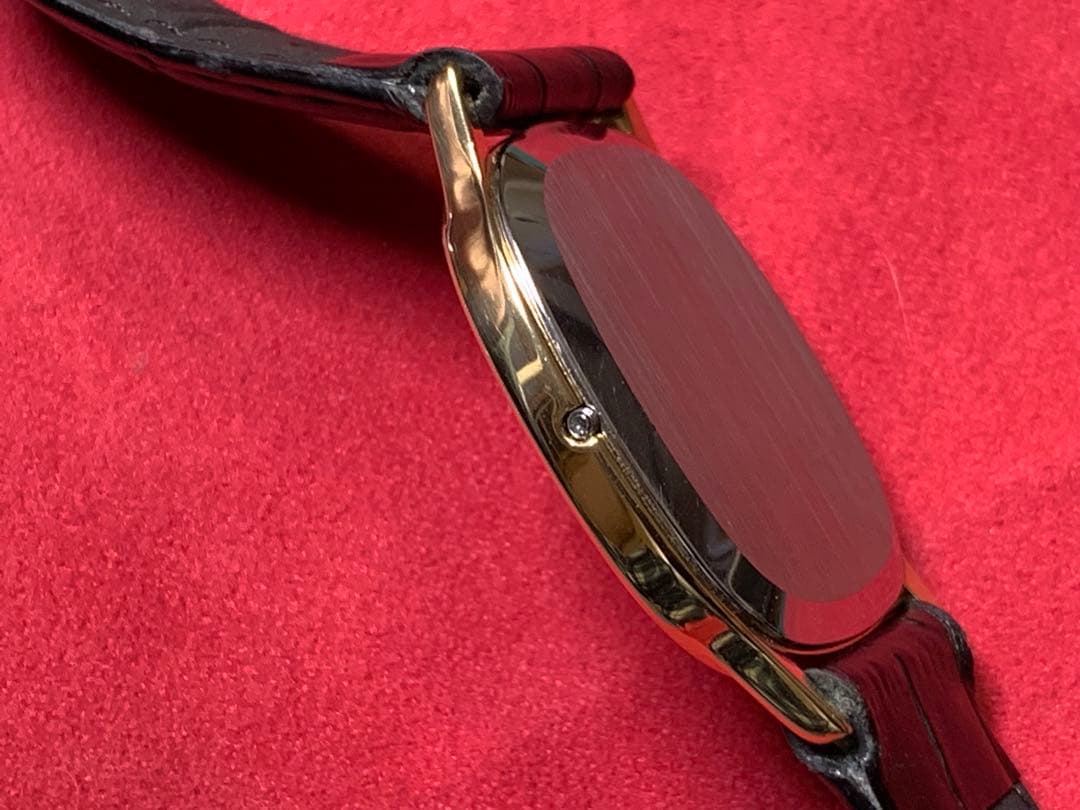 ⭐️稼働品⭐️電池交換済⭐️オメガ　デビル　1365 プッシュ式リューズ　メンズ腕時計