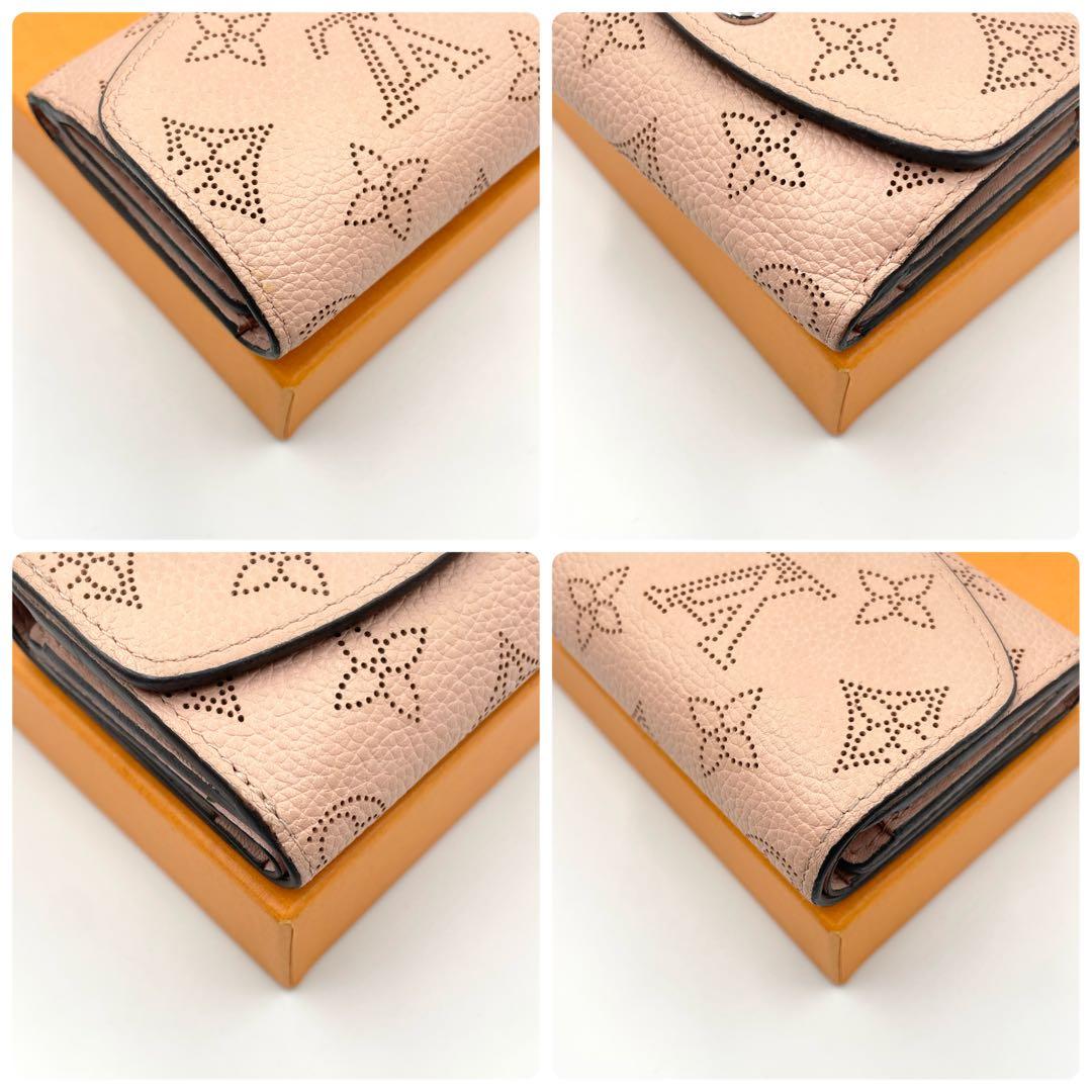 美品★ルイヴィトン　マヒナ　ポルトフォイユ・イリスXS 三つ折り財布　箱・保存袋
