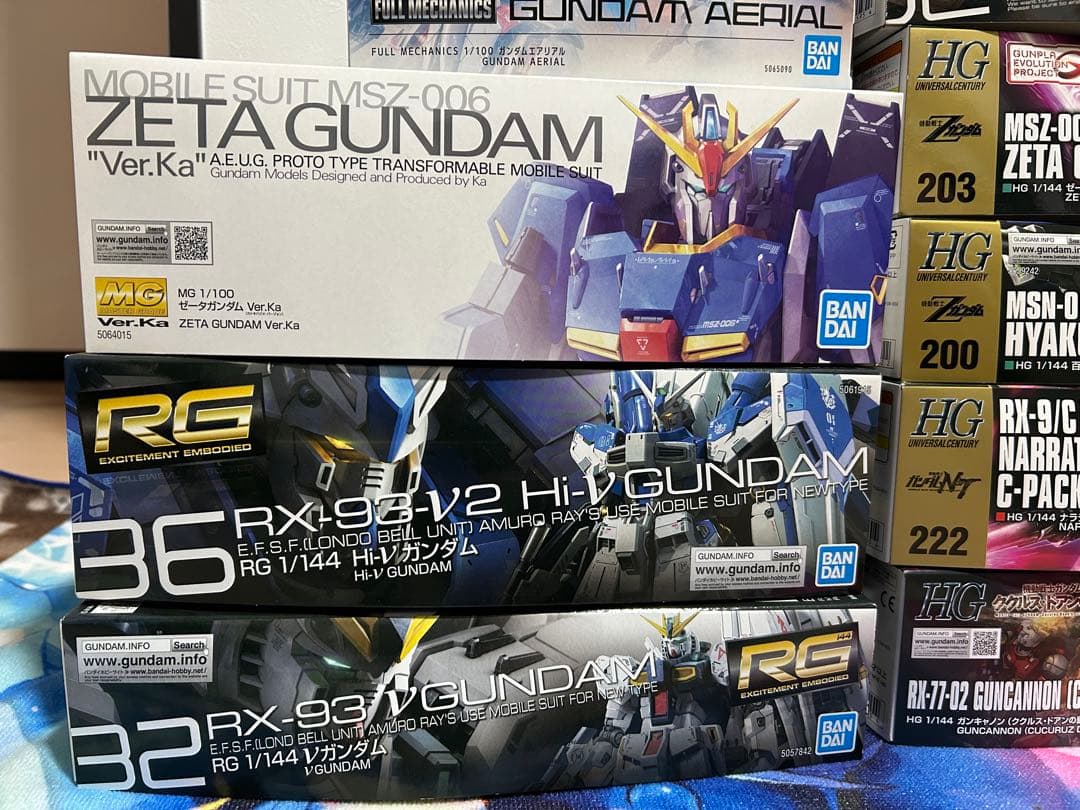 送料無料 ガンプラ 16点 HG RG MG Ver.Ka フルメカニクス