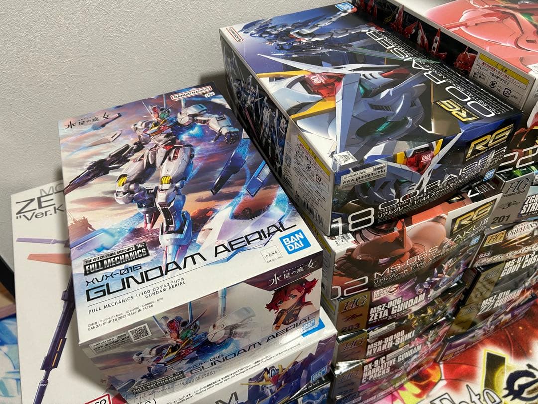 送料無料 ガンプラ 16点 HG RG MG Ver.Ka フルメカニクス