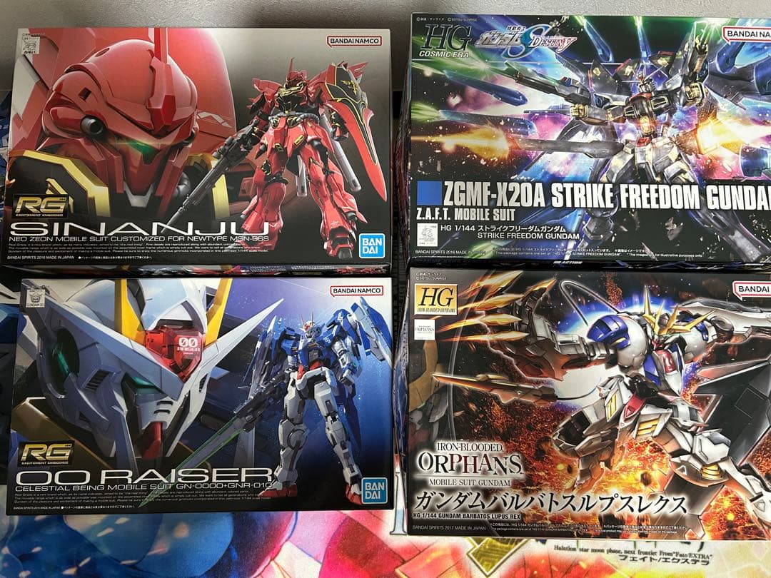 送料無料 ガンプラ 16点 HG RG MG Ver.Ka フルメカニクス