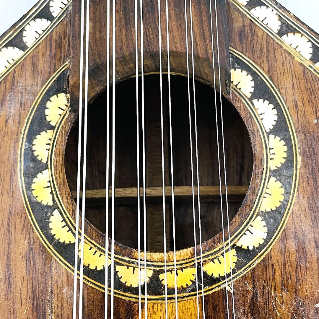 バンドゥリア 12弦 民族楽器 マンドリン系 ギター【整備済 ダメージあり】