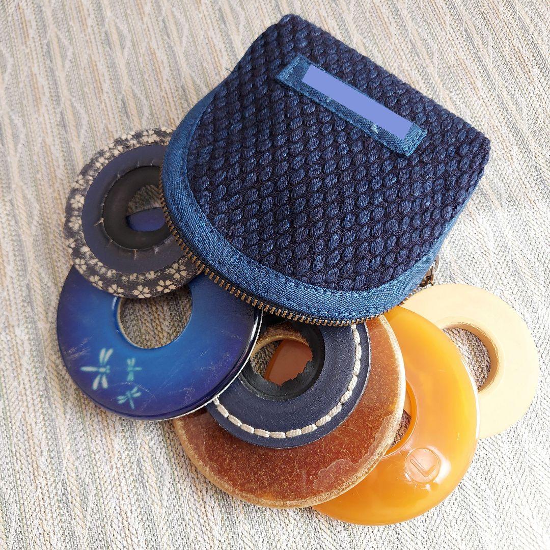 剣道着の鍔ケース3組用 13点 刺繍入り