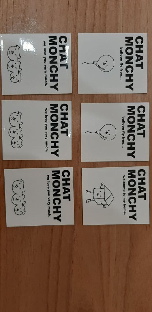 【激レア】チャットモンチー　インディーズ時代のステッカー　6枚セット