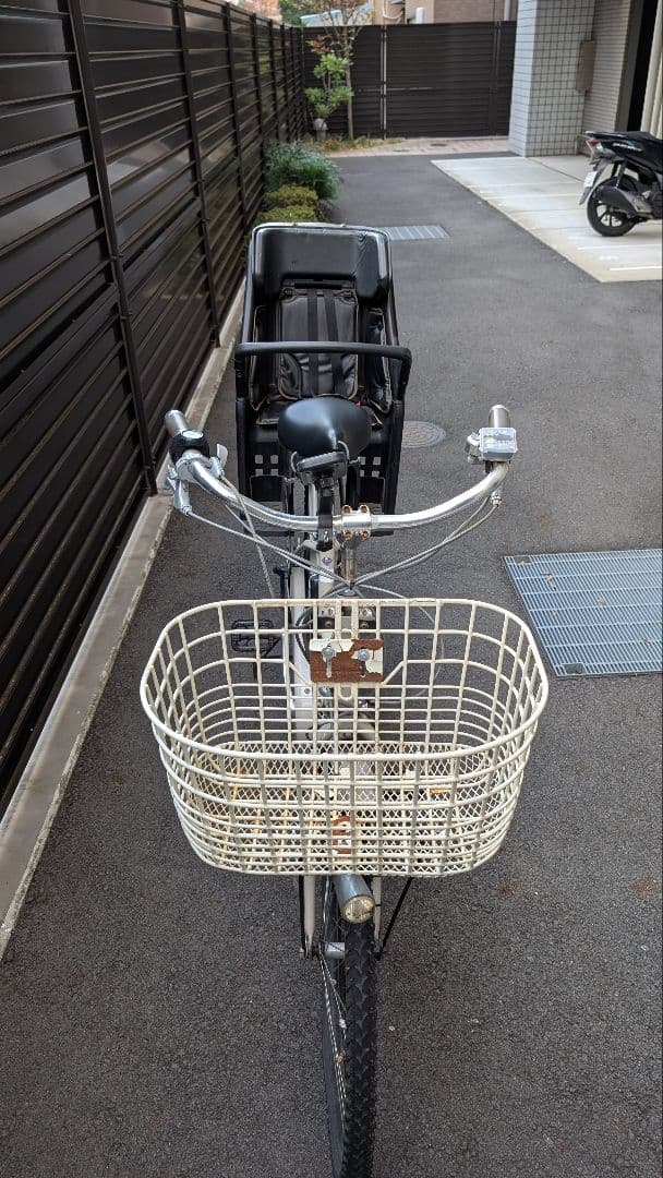 y*c様 HYDEE II シティサイクル チャイルドシート付き グレー