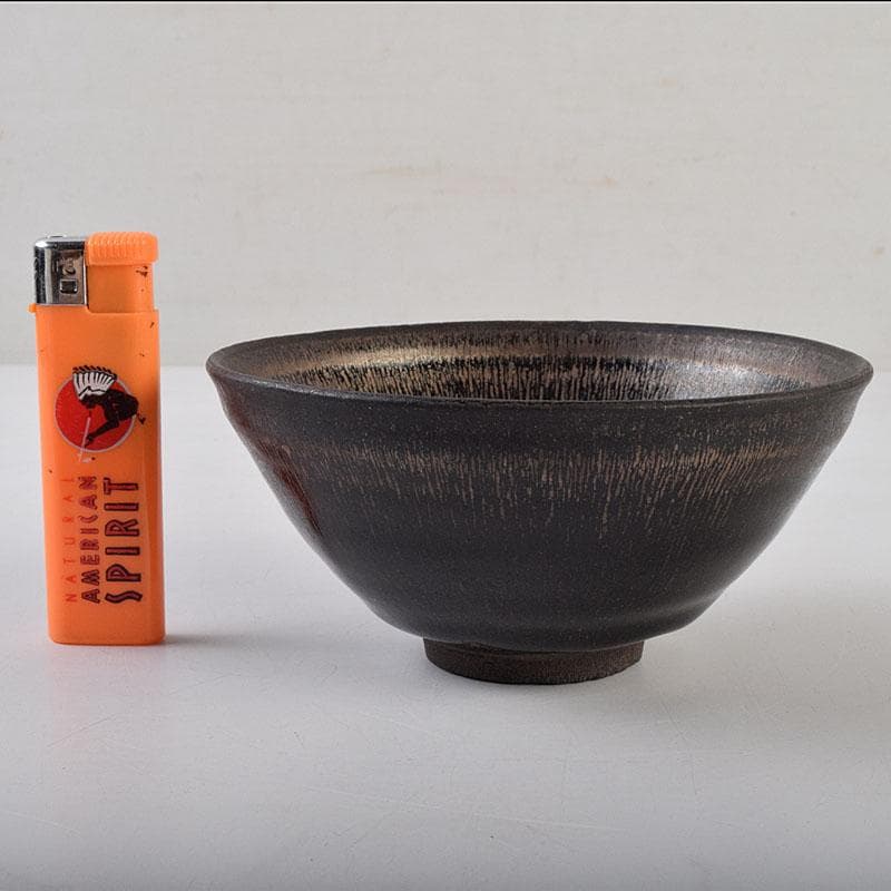 Duan osaka　中国　南宋　建窯　禾目天目茶碗　煎茶碗　V　8991