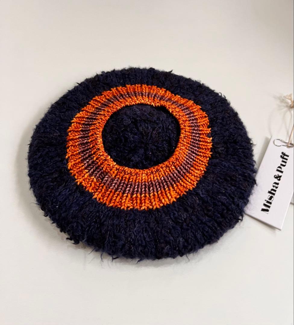 misha&puff ベレー帽　4-8Y 帽子　ミシャアンドパフ