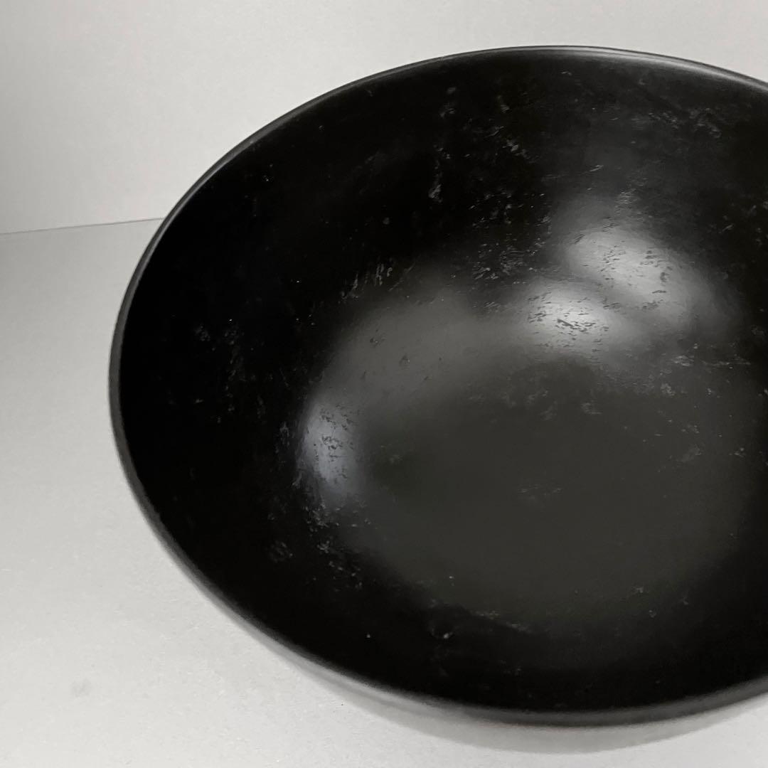 【極美品】 杉田明彦 鼓椀 大 黒 ボウル 漆器 アーツ＆サイエンス 赤木明登