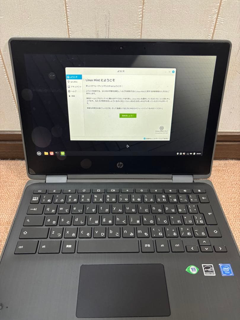 HP Chromebook x360 11 G3 EE【Linux Mint】