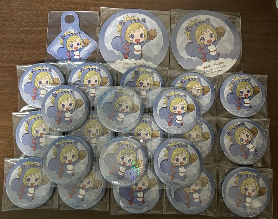 #コンパス 【戦闘摂理解析システム】 深川まとい 缶バッジ スイパラ コースター