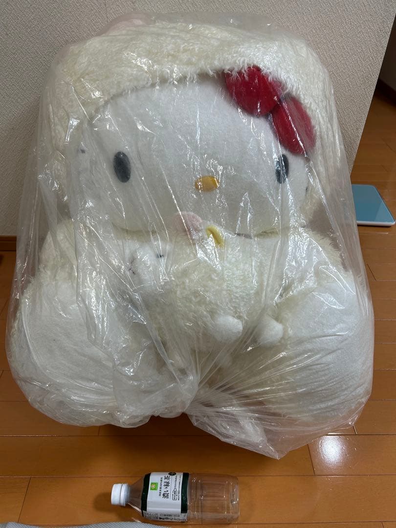新品未使用　レア品　大きなハローキティ羊ぬいぐるみ