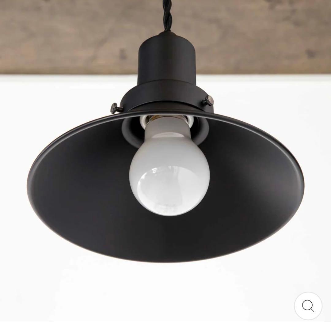 【極美品】KANADEMONO ペンダントライト マットブラックPDL-609