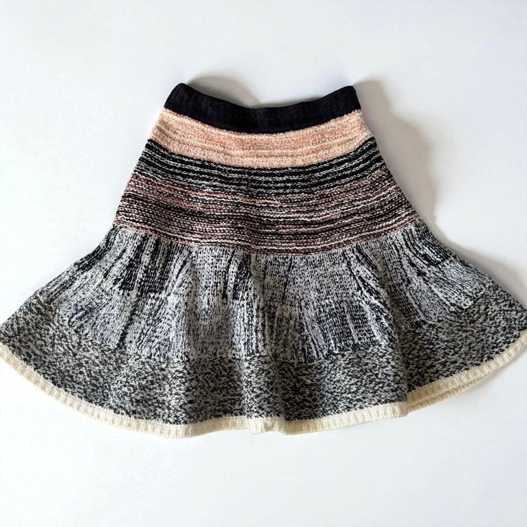 【2024aw完売】マディソンブルー　ニットフレアスカート