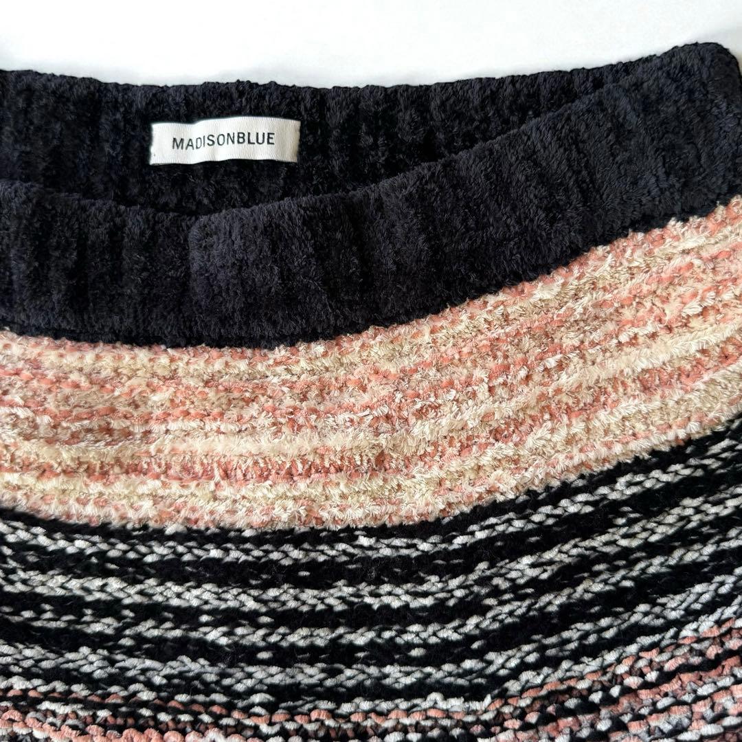 【2024aw完売】マディソンブルー　ニットフレアスカート