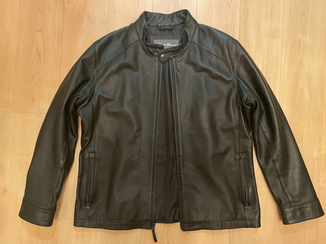 Eddie Bauer / レザージャケット black L