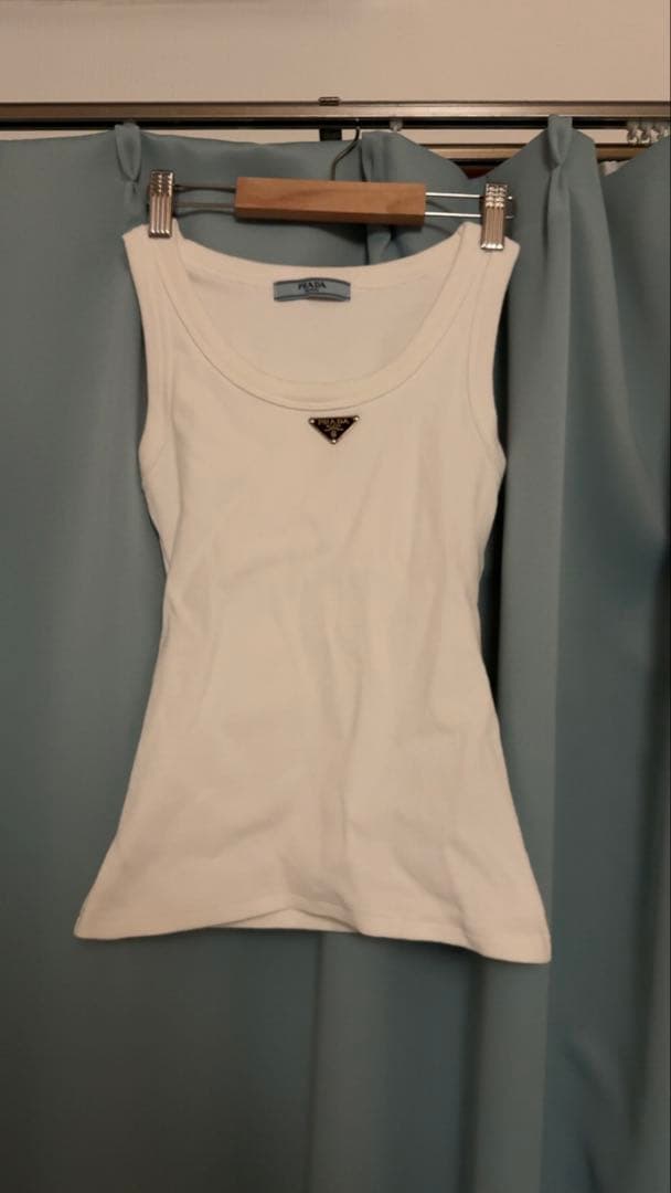 PRADA ホワイト タンクトップ M