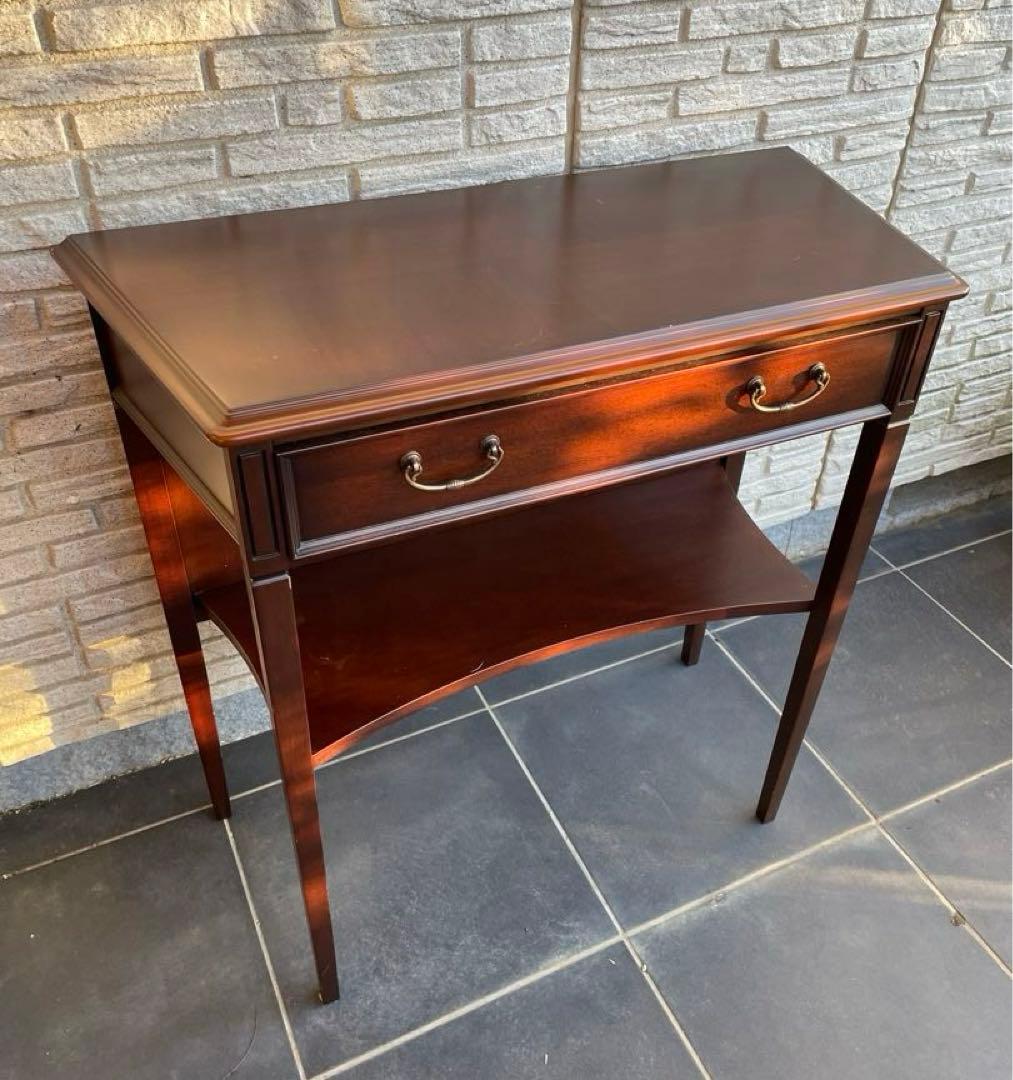 東海家具　コンソールデスク　コンソールテーブル　引き出し付