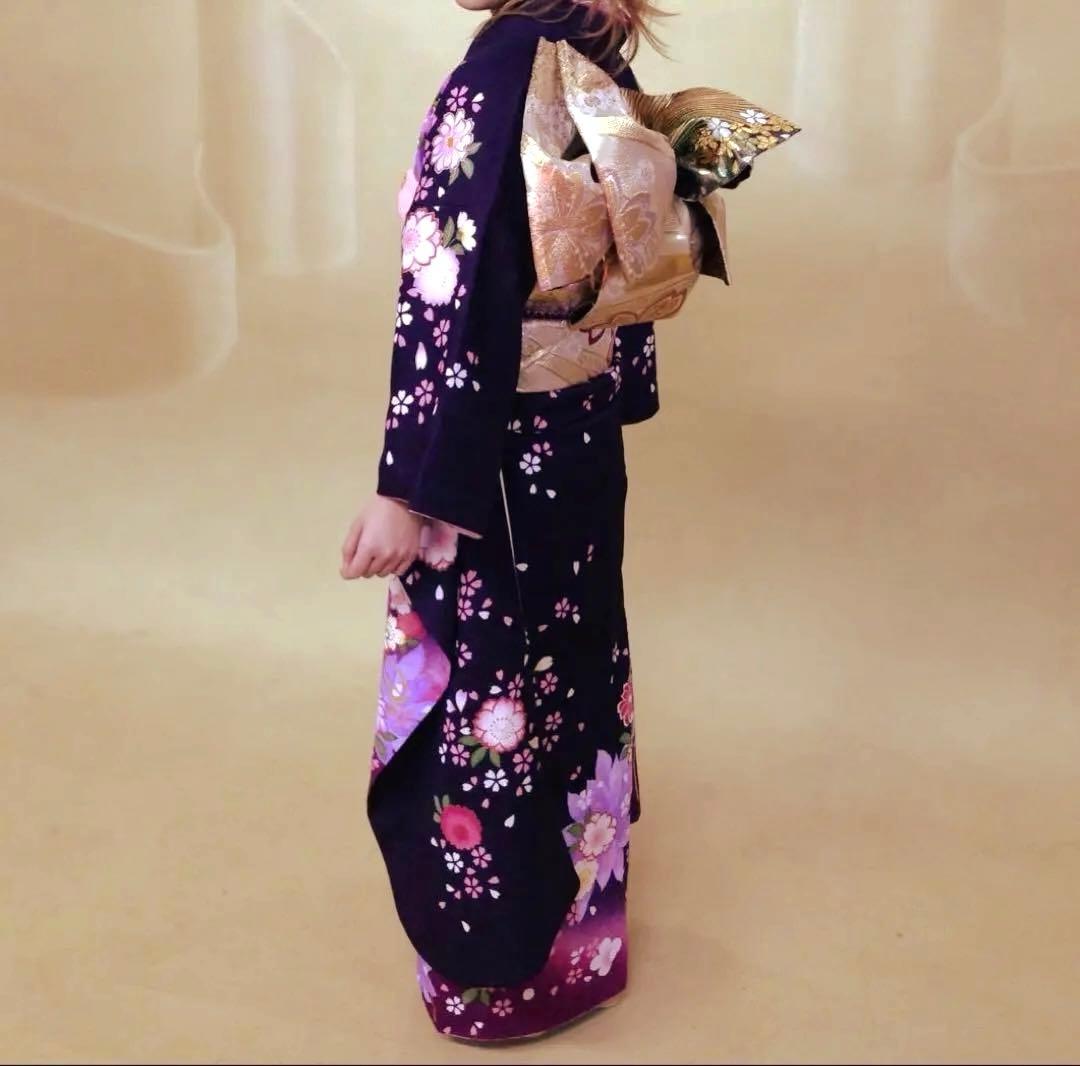 【アース】京都きもの友禅　正絹振袖セット