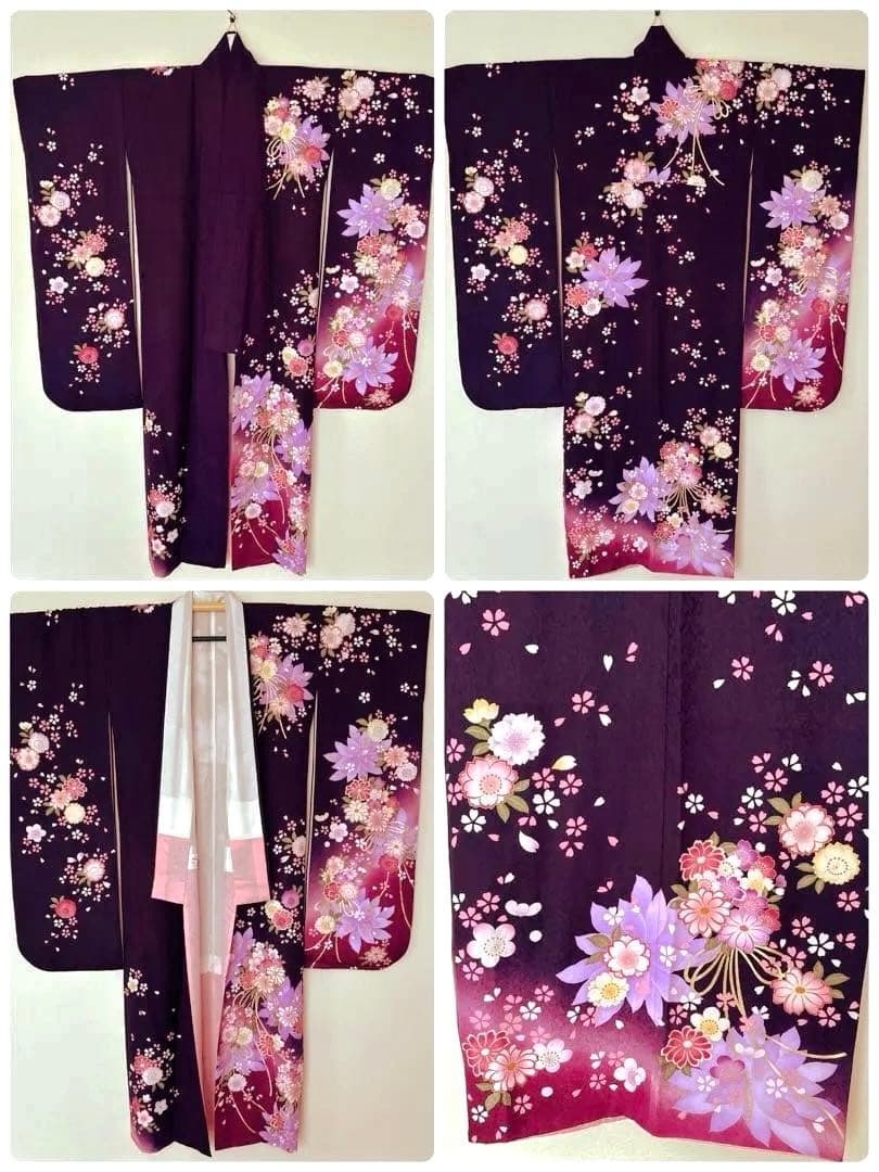【アース】京都きもの友禅　正絹振袖セット