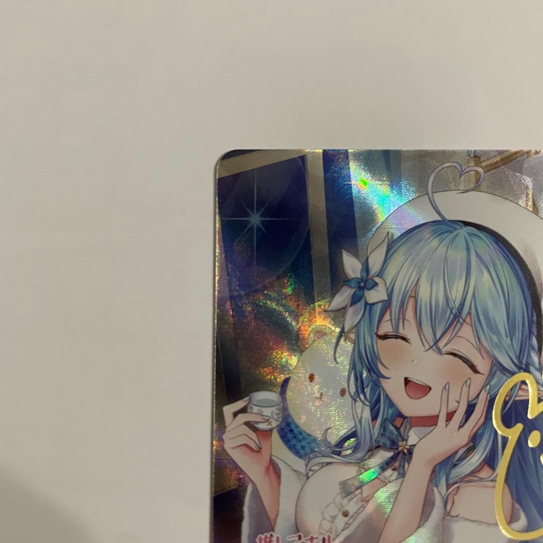 雪花ラミィ SEC サイン(横線・白かけ・歪みあり)ホロカ　プレイ用