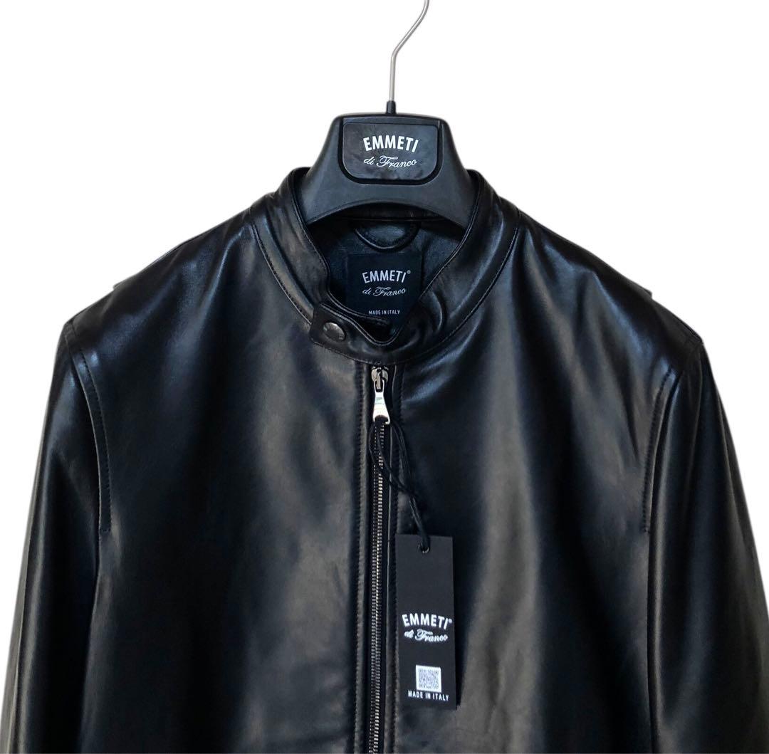 ◆新品◆EMMETI◆KELSO／ケルソ◆ライダース◆羊革◆46◆国内正規品