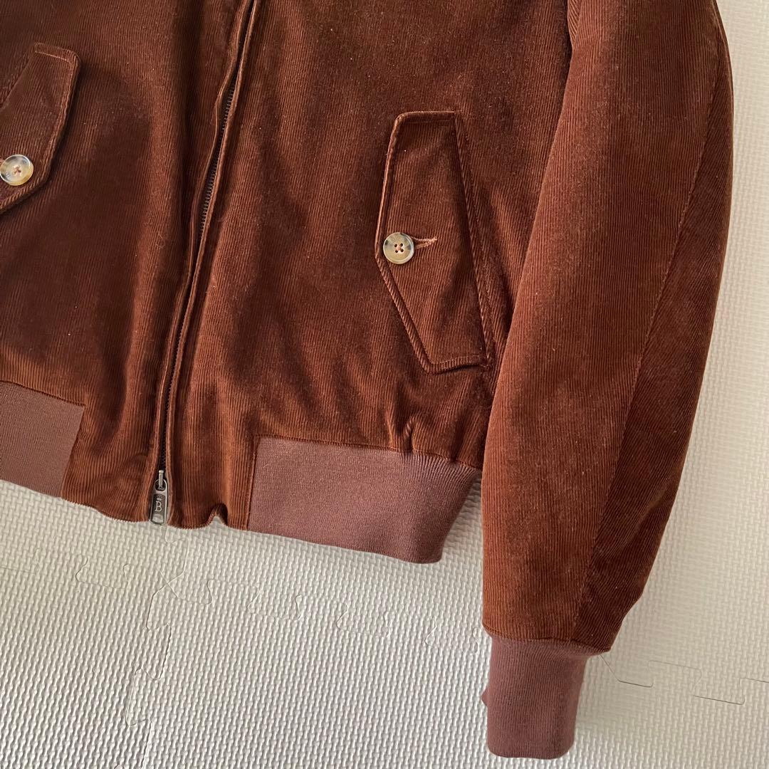 極美品 BARACUTA G9 コーデュロイ 38 ブラウン 中綿 サーモア