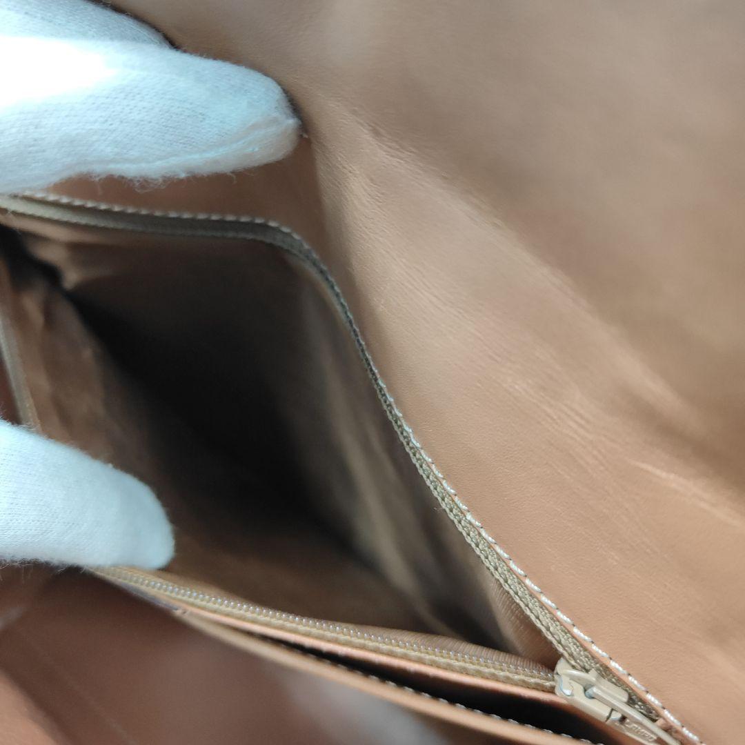 CELINE　ハンドバッグ　トリオンフ　マカダム　ガンチーニ　PVC　レザー